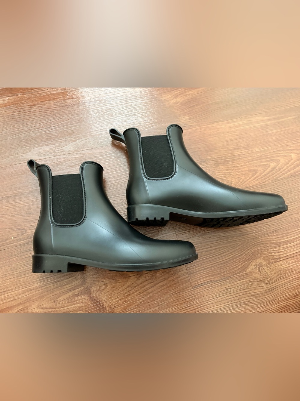 A New Day Black Chelsea Rain Boots